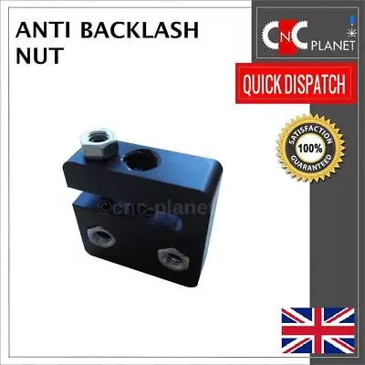 Anti Backlash Nut Block Delrin For 8mm Lead Screw Acme Rod CNC C-Beam 3D TR8*8 • £5.95