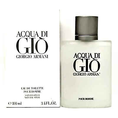 Armani Aqua Di Gio 3.4 Oz EDT Iconic Men's Fragrance Sealed New In Box • $29.99