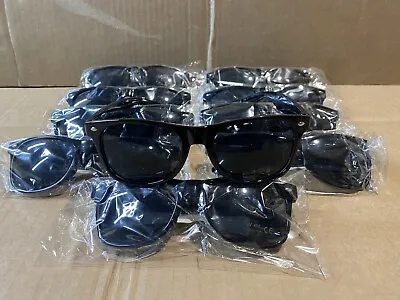 Dark Sunglasses Glasses Fancy Dress Mens Blues Brothers Gangster X 10 New • £12.99