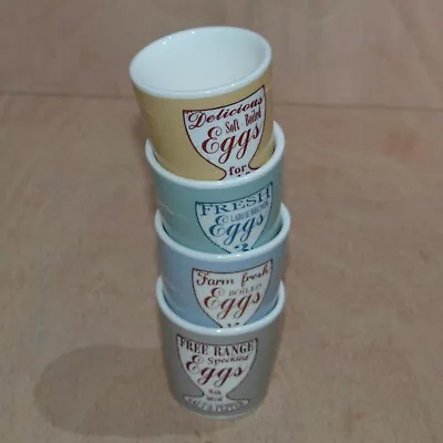 Martin Wiscombe Egg Cups SET OF 4 Egg Specialist Set • £10