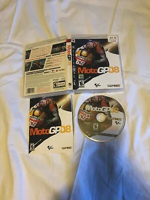 MotoGP '08 Moto GP Capcom Sony Playstation 3 PS3 Complete CIB RARE • $13.69