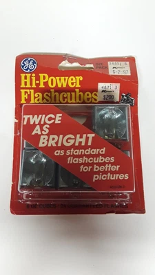 $5 • Buy GE BlueCoat Flash Cubes - Vintage Photography