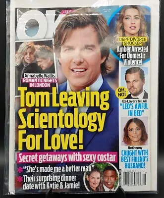 OK! Magazine June 27 2016 #26 Tom Leaving Scientology Bagged And Boarded • £3.01