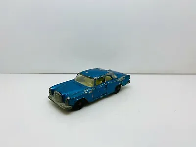 Matchbox Series No 46 Mercedes Benz 300 Se Opening Boot & Doors Blue 1:64  45 • £4.99