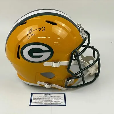 Aaron Rodgers Autographed Packers FS Speed Replica Helmet Steiner Authenticated • $725