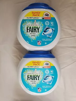 Fairy Non Bio Pods Washing Liquid Laundry Detergent Tablets/ Capsules 110 • £29.99