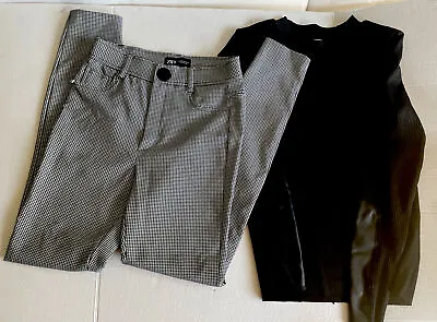 $2 • Buy Zara Womens XS Pants / S Black Top 