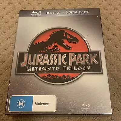 Jurassic Park Ultimate Trilogy 6 Disc Box Set (3 Blu Ray 3 Digital Copy) R4 PAL • $19