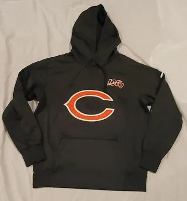 Chicago Bears Nike 100 Years Anthracite Dri Fit Hoodie Men's Large • $29.50