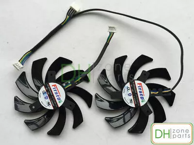 75mm Sapphire AMD Radeon HD7790 HD6950 HD7850 Dual-X Fan FD7010H12S 40mm 4-Pin • $11.88