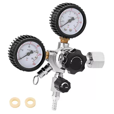 CO2 Keg Regulator Safety Pressure  V Alve 0-3000 PSI Tanks L5U9 • $48.69