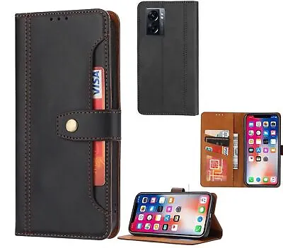 $8.95 • Buy Oppo A57s 5g Pu Leather Wallet Case Front Pocket Magnetic Closure