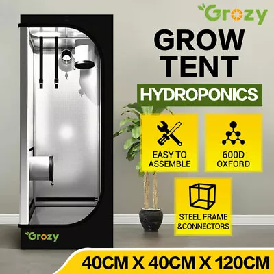 $75.95 • Buy GROZY 40x40x120cm Grow Tent Hydroponics Mylar High Reflective Indoor Grow Room