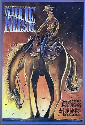 Willie Nelson Concert Poster 2011 F-1079 Fillmore • $29