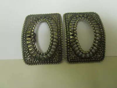 Antique Edwardian / Victorian Metal Shoe Clips In A Great Early Design • $14