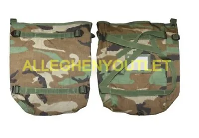 New U.S.G.I Molle II Military Large Radio Pouch Woodland Camo Bag Tote Pack US • $7.95