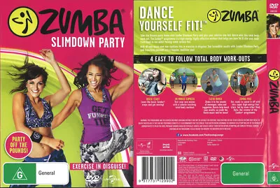 825A NEW SEALED DVD Region 4 ZUMBA SLIMDOWN PARTY • $26.80