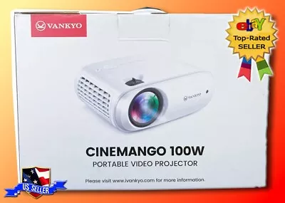 VANKYO Mini LED Portable Projector Cinemango 100W Home Movie BNIB BRAND NEW • $35