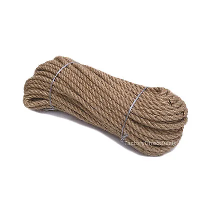 6mm Premium Natural Rope Cat Scratching Post Claw Control Toys Crafts Pet  • £3.99