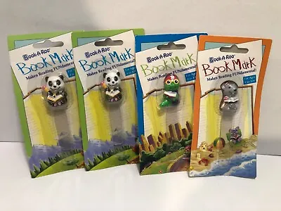 Vintage Lot Of 4 Book A Roo Reading Book Mark Bookmark Collectible Book-A-Roo • $17.99