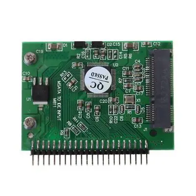 MSATA SSD Hard Disk To 44 Pin IDE Converter Adapter 2.5 Inch IDE HDD For Laptop • £6.80