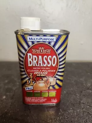 Brasso Metal Polish *Original Formula* 8oz Metal Can 3/4 Full • $35