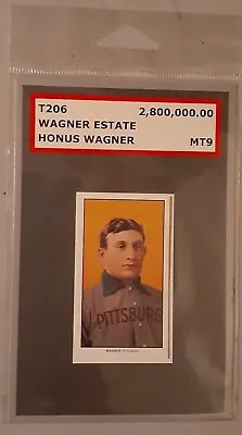 Honus Wagner T206 Replica Baseball Card • $9.99