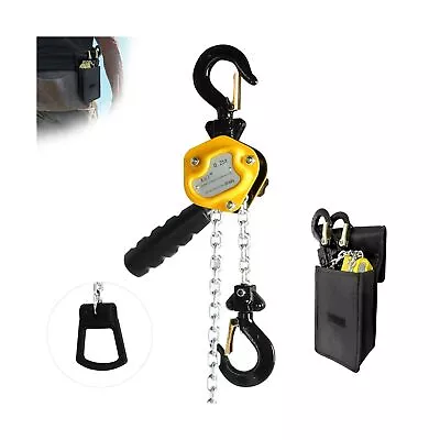 Toriexon 550LBS Manual Lever Chain Hoist Mini Puller 1/4 Ton Capacity Portabl... • $74.32