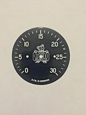 New Piper Cub Stewart Warner Tachometer Dial Small Faced 3 1/8th • $28