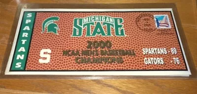 Vintage Michigan State Spartans NCAA Basketball 2000 Commemorative Envelope • $20