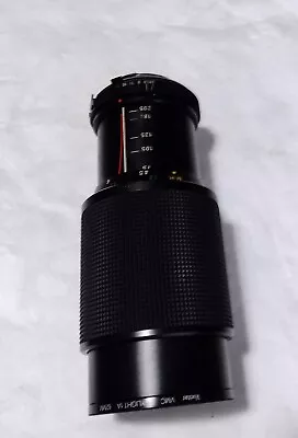 Vivitar 75-205mm 1:3.8 Close Focusing Auto Zoom Camera Lens VMC Skylight 1A 62mm • $5.49