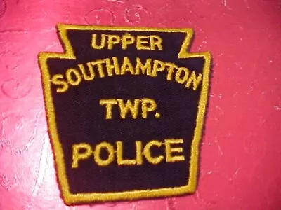 Upper Southampton Twsp.  Pennsylvania Police Patch Shoulder Size New Not A Badge • $4.95