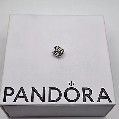 Genuine Pandora Celebration Birthday 21st Heart Charm ALE 925 #791048 • £16