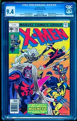 X-men 104 Cgc 9.4 White Pages Unpressed 💎 Also See Our 9.8 Ss 9.6 Mark Jewelers • $349