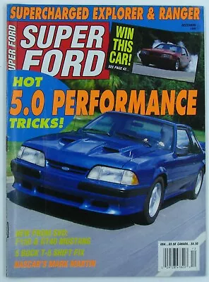 Super Ford Magazine December 1991 Supercharged Explorer And Ranger 5.0 Perf. • $1.49