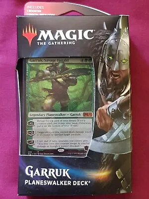 Magic The Gathering 2021 CORE SET GARRUK PLANESWALKER DECK New Sealed MTG M21 • $59.99