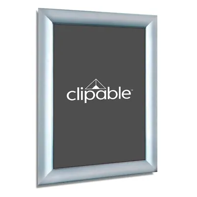 A2 Silver Snap Frame - 25 Mm Anti-glare PVC Cover 45 X 62cm • £12.99