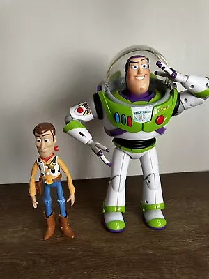 $19.99 • Buy Set Of 2 Disney Pixar Toy Story Woody & Buzz Light Year Action Figures
