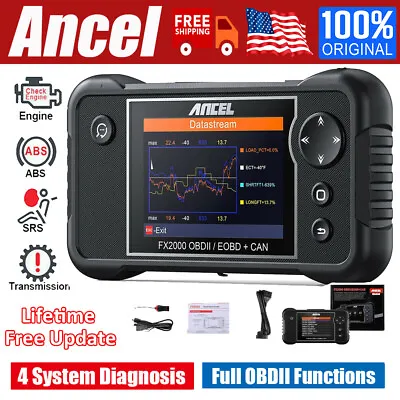 Car OBD2 Scanner ABS SRS Engine Transmission Diagnostic Scan Tool Code Reader  • $118.99