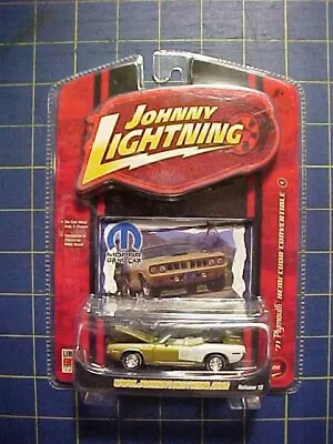 1/64 Johnny Lightning '71 Plymouth Hemi Cuda Convertible! Mopar Or No Car! Nip • $12.95