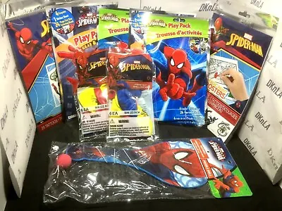  Spiderman  Birthday Party Supplies Balloons Party Play Packs Tattoos Cards • $2.75