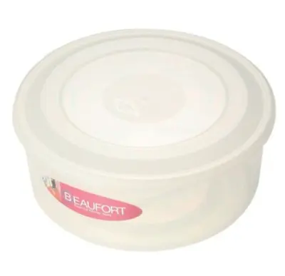 Beaufort Food Cake Dessert Storage Plastic Kitchen Clear Container With Lid 1.7L • £5.99