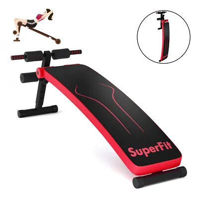 £55.99 • Buy Adjustable Sit Up Bench Abdominal Exercise Training Workout Machine Home Gym
