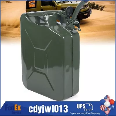 5 Gallon Gas Fuel Can 20L Fuel Container Emergency Backup Diesel Tank Army Green • $39.90