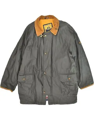 NAVIGARE Mens Duffle Jacket UK 40 Large Grey GT06 • $31.03