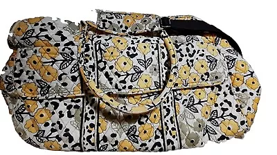  Vera Bradley GO WILD Grand Weekender Floral Travel Bag Strap Animal Luggage  • $54.99