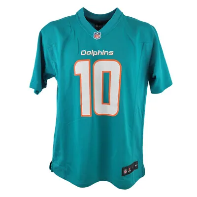 NFL Miami Dolphins Tyreek Hill #10 Teal Nike On Field Kids Youth Jersey Large • $51.19