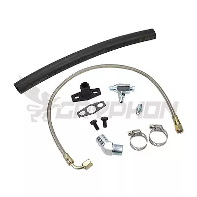 Turbo Oil Feed Return Line Kit For Toyota Hilux 2.8L 3L Garrett GT2560R GT2860R • $116.99