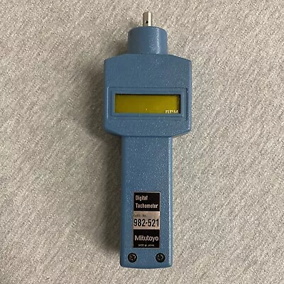 Mitutoyo Digital Tachometer Code No. 982-521 *Parts/Repair* • $49.99