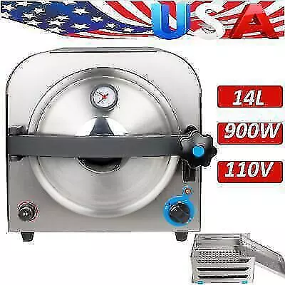 Professional Steam Autoclave Sterilizer For Dental Labs - Fast Shipping USA • $449